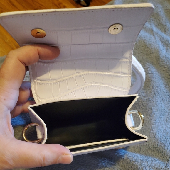 Jacquemus Le Chiquito Croc-Embossed Leather Crossbody Bag - Picture 7 of 8